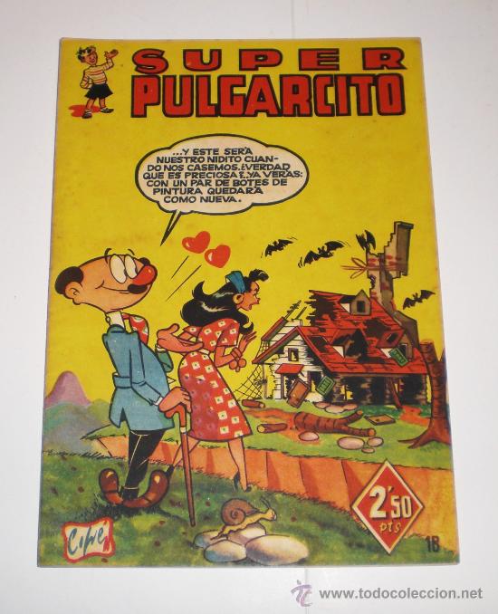 Tebeos: Super Pulgarcito Nº 18 · Portada de Guillermo Cifré · Bruguera · ca. 1950-1951