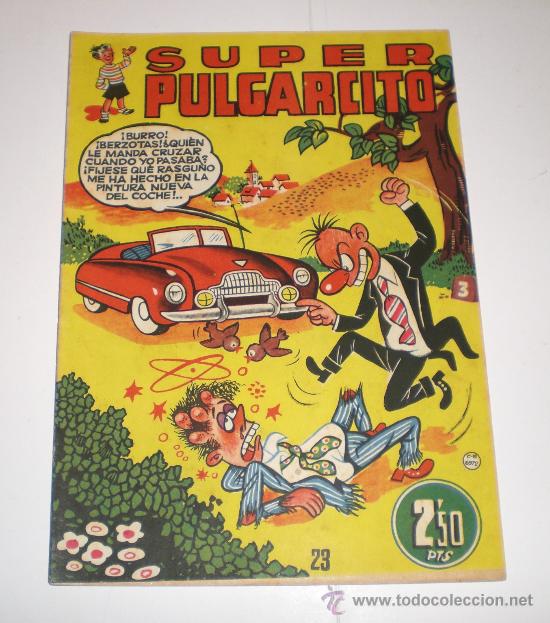 Tebeos: Super Pulgarcito Nº 23 · Portada de Peñarroya · Bruguera · ca. 1950-1951