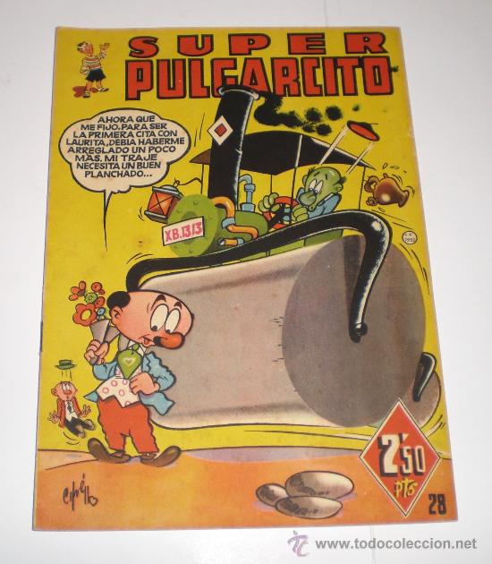 Tebeos: Super Pulgarcito Nº 28 · Portada de Guillermo Cifré · Bruguera · ca. 1950-1951