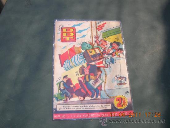 Tebeos: DDT PRIMERA EPOCA NUMERO 63 CJ 4 - Foto 1