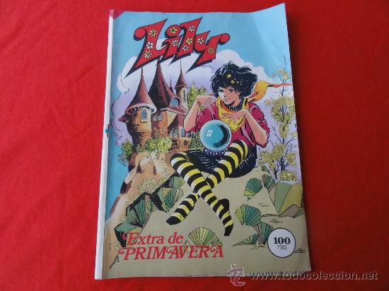 Tebeos: LILY EXTRA DE PRIMAVERA 1982. POSTER CENTRAL REGALIZ - Foto 1