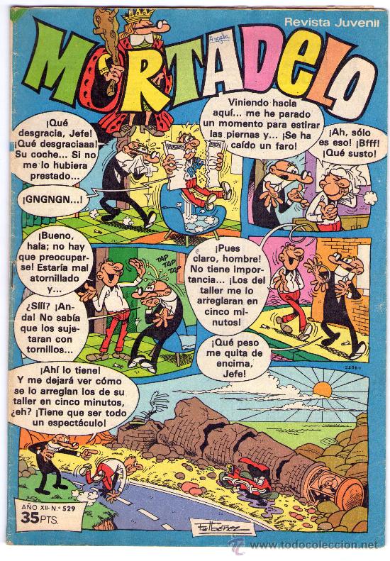 Tebeos: MORTADELO-- N&ordm; 529-- A&Ntilde;O 1981 ORIGINAL - Foto 1