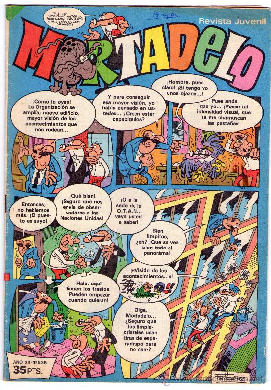 Tebeos: MORTADELO-- A&Ntilde;O 1981--N&ordm; 535 ORIGINAL - Foto 1
