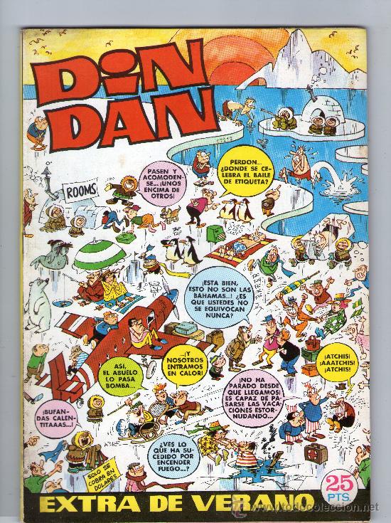 Tebeos: DIN DAN - EXTRA DE VERANO - CON MORTADELOS - A&Ntilde;O 1972. - Foto 1