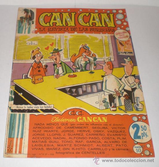 BDs: CAN CAN N&ordm; 10 - EDITORIAL BRUGUERA - 2,5 PTS (EXCELENTE CONSERVACION)