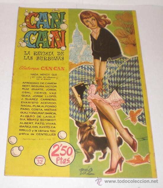 Tebeos: CAN CAN N&ordm; 32 - EDITORIAL BRUGUERA - 2,5 PTS (EXTRAORDINARIA CONSERVACION)