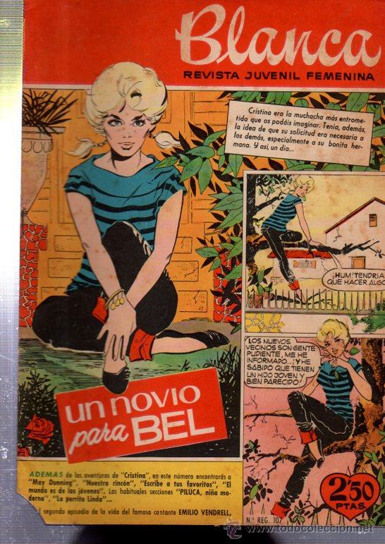 Livros de Banda Desenhada: TEBEO BLANCA, REVISTA JUVENIL FEMENINA, UN NOVIO PARA BEL, 24