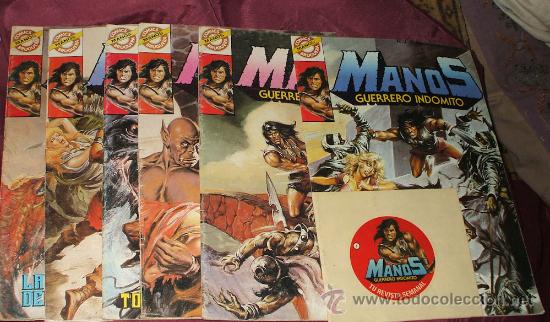 Tebeos: LOTE 7 NUMEROS MANOS GUERRERO INDOMITO DE EDT. BRUGUERA NUMEROS 3, 5, 9, 14, 19, 21,Y 23