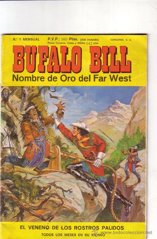 Tebeos: BUFALO BILL  CONCORDE ,SA Concorde, S.A.ENVIO GRATIS - Foto 1