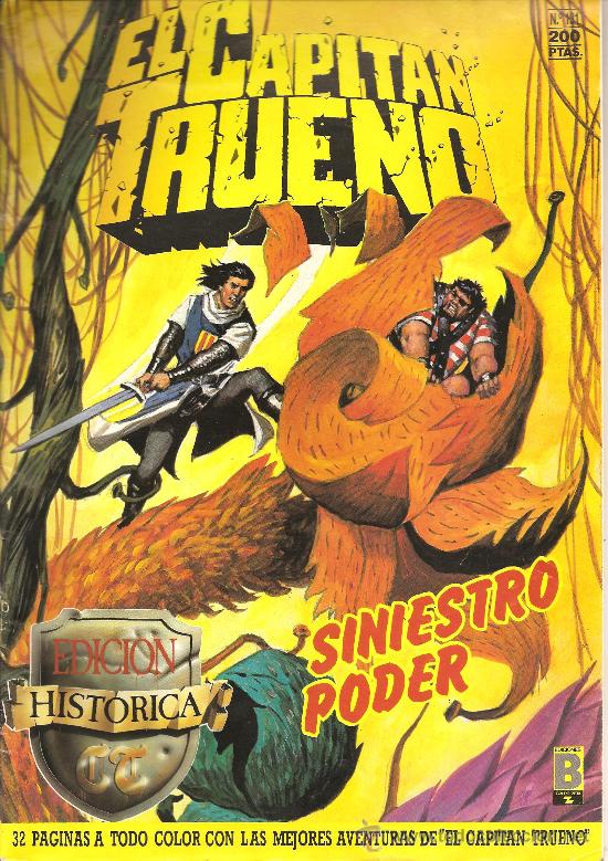 Tebeos: El capit&aacute;n Trueno. Siniestro poder.N&ordm;131. Ediciones B. - Foto 1