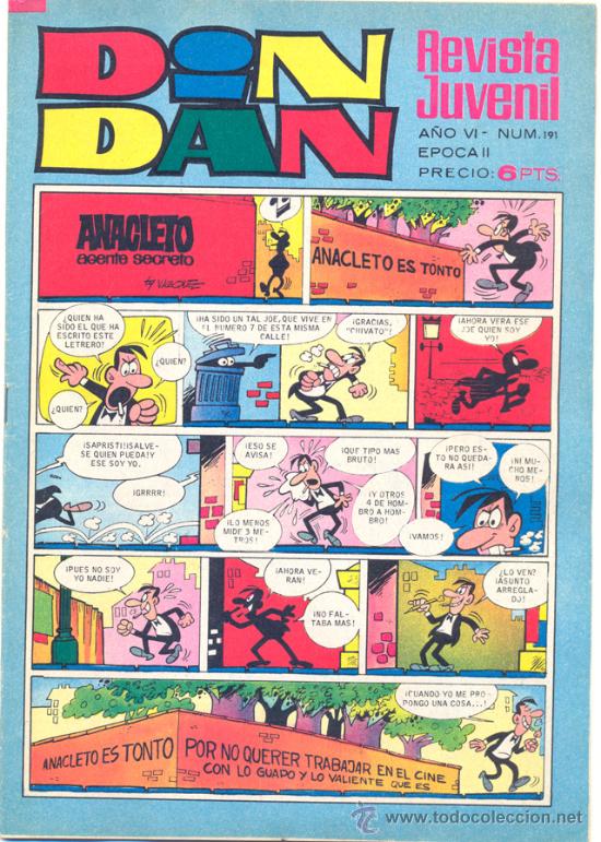 Tebeos: Tebeo DIN DAN n&ordm; 191. - Foto 1