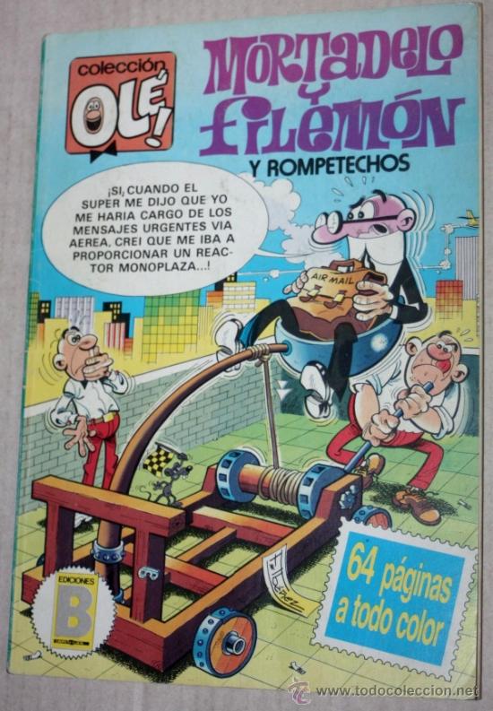 COLECCIÓN OLÉ Nº 279 M.51 : MORTADELO Y FILEMON CON ROMPETECHOS (1ª EDICIÓN 1987). (Tebeos y Comics - Bruguera - Ole)
