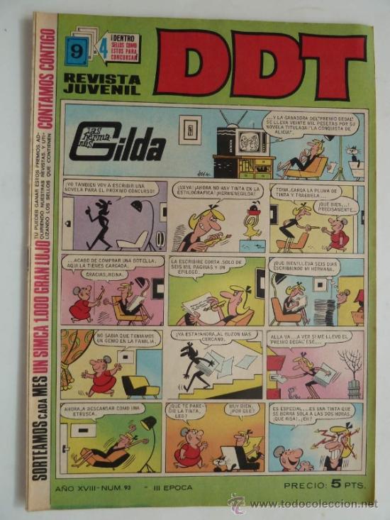 Tebeos: DDT n&ordm; 93. Bruguera 5 pts. - Foto 1