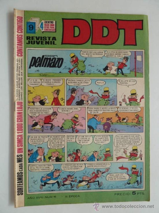 Tebeos: DDT n&ordm; 95. Bruguera 5 pts. - Foto 1