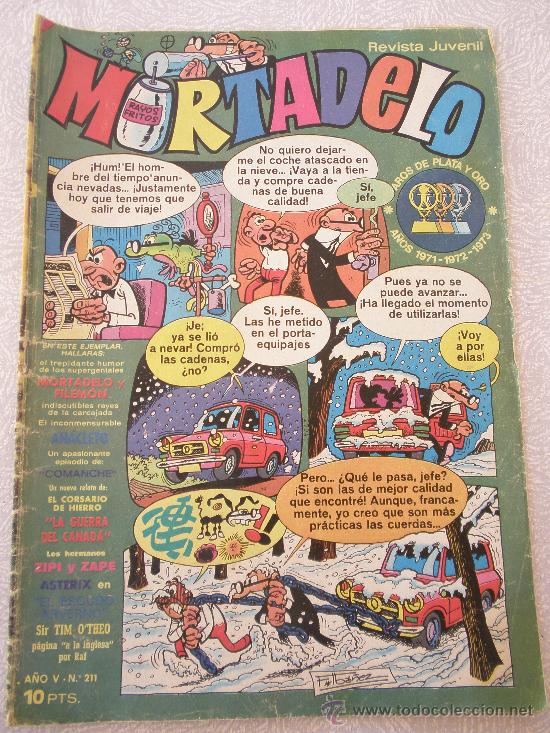 Tebeos: MORTADELO N&ordm; 211 (1974) - Foto 1