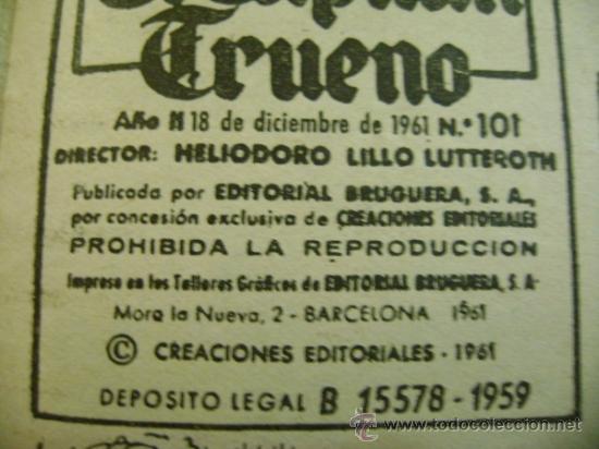 Tebeos: Capit&aacute;n Trueno extra 101 1961 - Foto 2