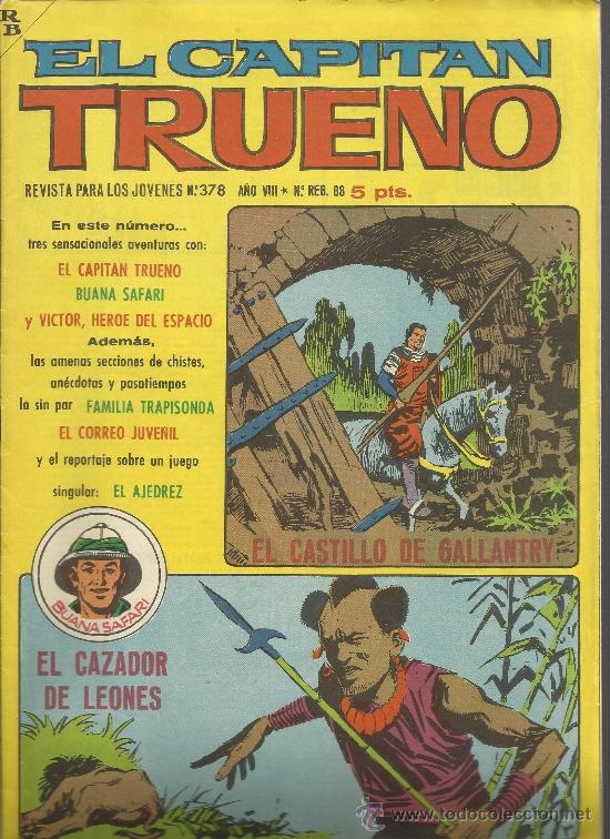 Tebeos: CAPITAN TRUENO EXTRA N&ordm; 378 - Foto 1