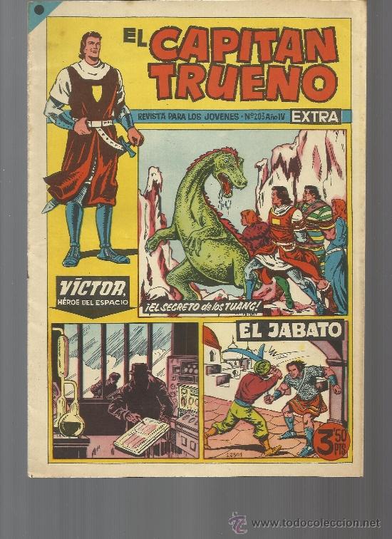 Tebeos: CAPITAN TRUENO EXTRA N&ordm; 203 - Foto 1
