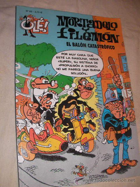Tebeos: OLE! - MORTADELO Y FILEMON - EL BALON CATASTROFICO - Foto 1