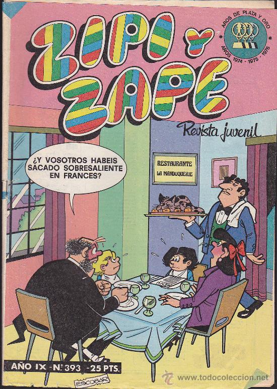 Tebeos: COMIC ZIPI Y ZAPE N&ordm; 393 - Foto 1