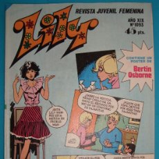 Tebeos: LILY REVISTA JUVENIL FEMENINA, AÑO XIX Nº 1093, POSTER DE BERTIN OSBORNE. Lote 35882921