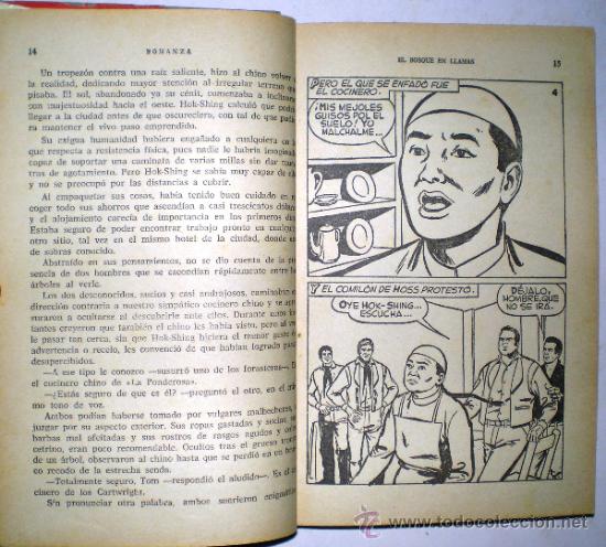 Tebeos: BONANZA: EL BOSQUE EN LLAMAS. - Foto 2