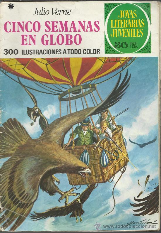 Tebeos: CINCO SEMANAS EN GLOBO N&ordm; 62 - Foto 1