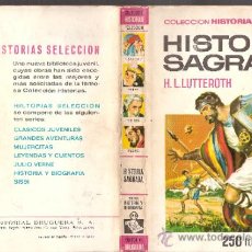 Tebeos: HISTORIA SAGRADA.H.L. LUTTEROTH.HISTORIAS SELECCIÓN.HISTORIA Y BIOGRAFÍA.Nº 26.BRUGUERA.1ª ED. 1967.