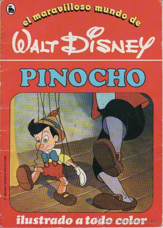 Tebeos: EL MARAVILLOSO MUNDO DE WALT DISNEY -- N&ordm; PINOCHO--  A&Ntilde;O 1962