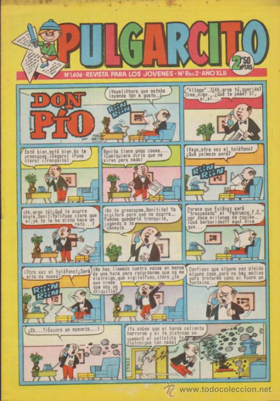 Tebeos: Pulgarcito n&ordm;  1606. - Foto 1