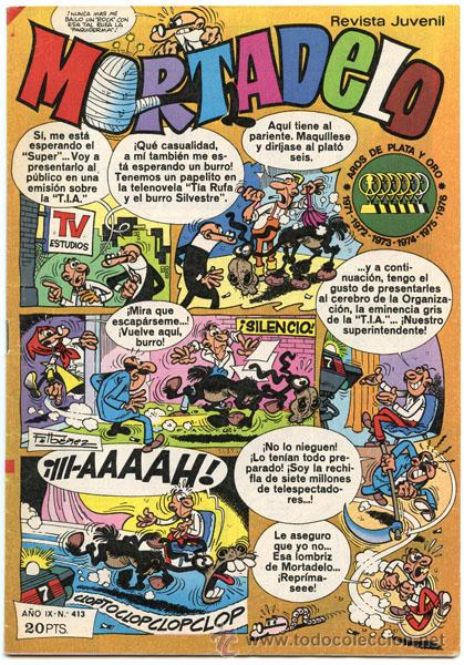 Tebeos: MORTADELO - N&ordm; 413 - ED. BRUGUERA - 1978 - Foto 1
