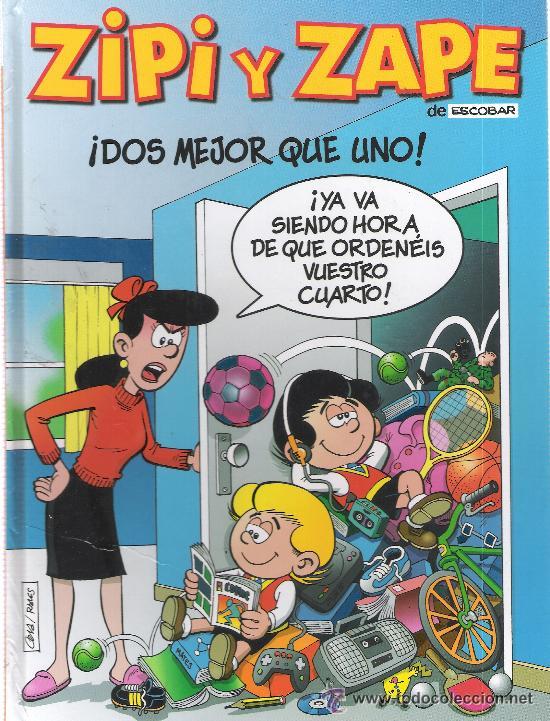 Tebeos: ZIPI ZAPE DOS MEJOR QUE UNO LIBRO COMIC  ESCOBAR - Foto 1