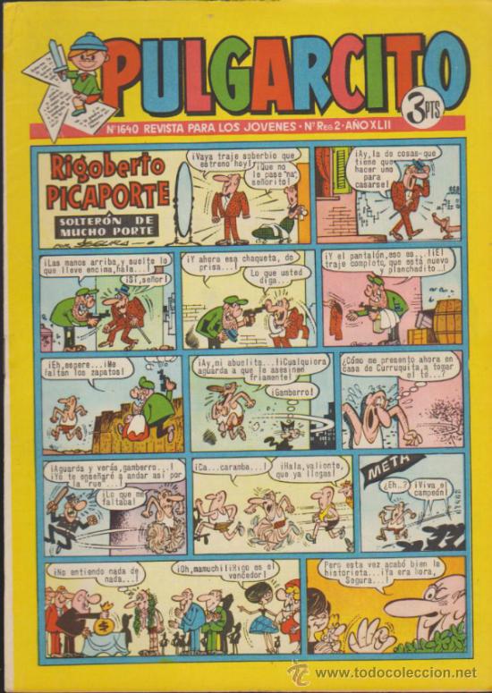Tebeos: Pulgarcito n&ordm;  1640. Con el Inspector Dan. - Foto 1