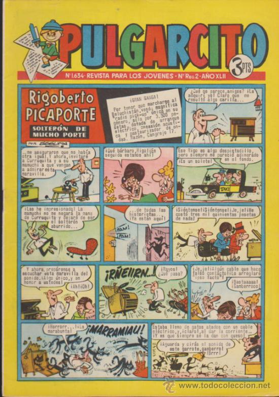 Tebeos: Pulgarcito n&ordm;  1634. Con el Inspector Dan. - Foto 1