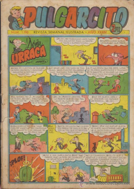 Tebeos: Pulgarcito n&ordm;  1190. Con el Inspector Dan. - Foto 1