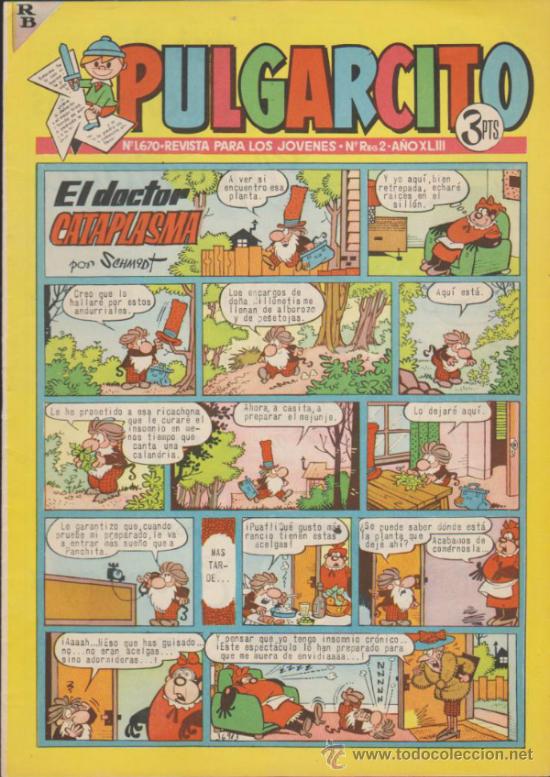 Tebeos: Pulgarcito n&ordm;  1670. Con el Inspector Dan. - Foto 1
