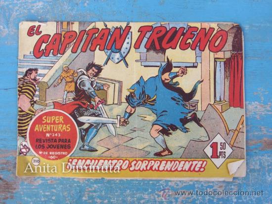 Tebeos: EL CAPITAN TRUENO ORIGINAL NUMERO 210 - Foto 1