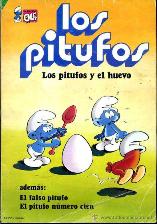 Tebeos: OL&Eacute; PITUFOS N&ordm; 5 : LOS PITUFOS Y EL HUEVO - Foto 1