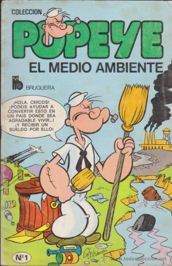 Tebeos: Popeye n&ordm;  1. El Medio Ambiente. - Foto 1