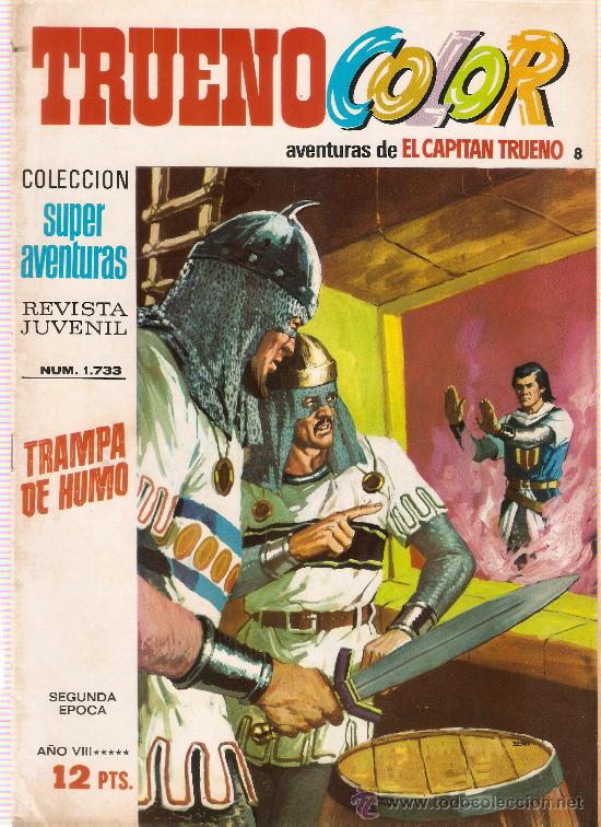 Tebeos: COMIC TRUENO COLOR 2&ordf; EPOCA N&ordm; 8 - Foto 1