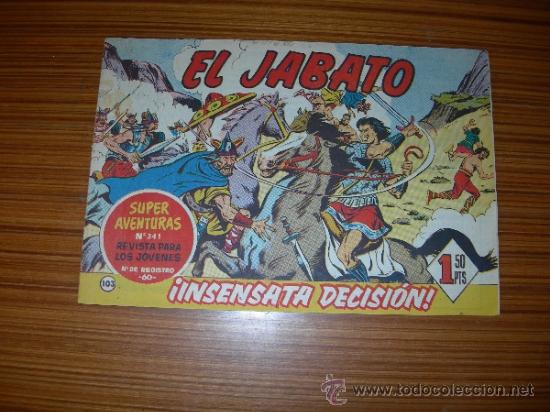 Tebeos: EL JABATO           N&ordm; 103    DE BRUGUERA - Foto 1