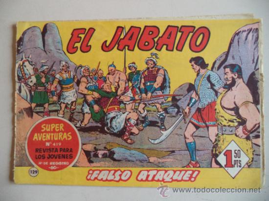 Tebeos: EL JABATO.ORIGINAL N&ordm; 129 - Foto 1
