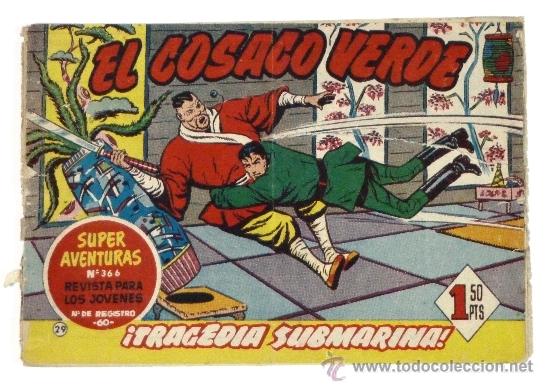 Tebeos: EL COSACO VERDE N&ordm; 29. ORIGINAL. - Foto 1