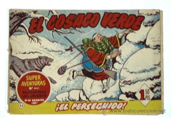 Tebeos: EL COSACO VERDE N&ordm; 54. ORIGINAL. - Foto 1