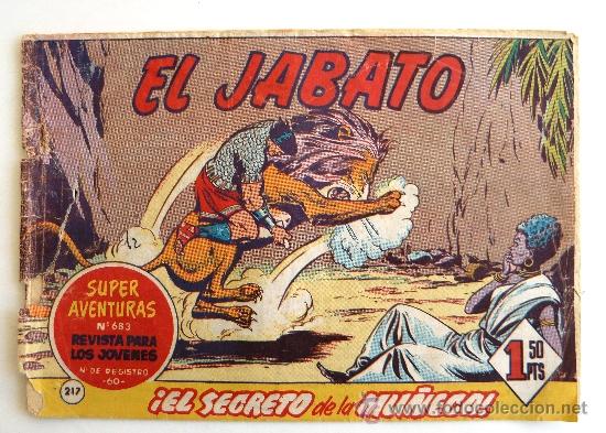 Tebeos: EL JABATO N&ordm; 217. ORIGINAL - Foto 1