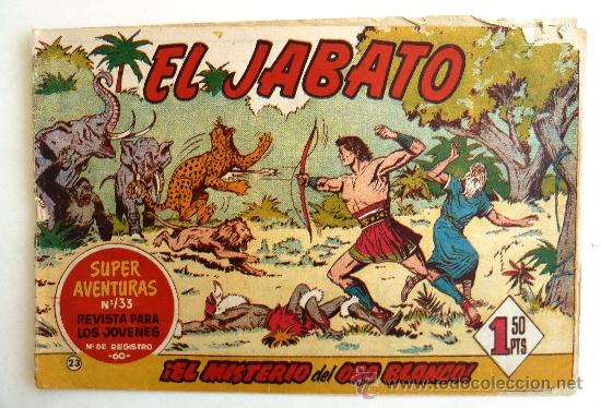Tebeos: EL JABATO N&ordm; 23. ORIGINAL. - Foto 1
