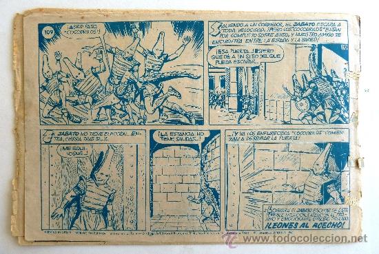 Tebeos: EL JABATO N&ordm; 109. ORIGINAL. - Foto 2