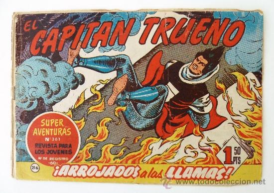 Tebeos: EL CAPITAN TRUENO N&ordm; 216. ORIGINAL - Foto 1