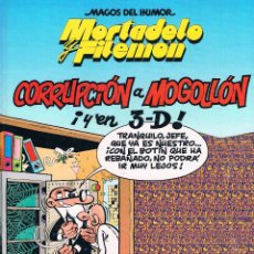 Tebeos: MAGOS DEL HUMOR. MORTADELO Y FILEMON.-CORRUPCION A MOGOLLON 3D. 1995. 50 PAGS. COMO NUEVO.