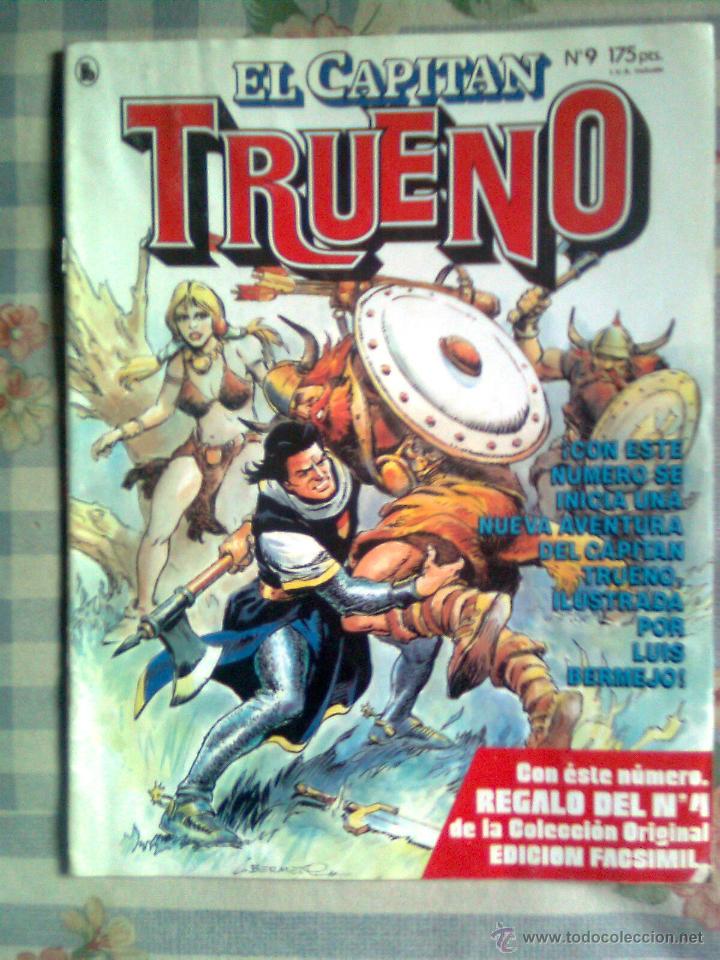 Tebeos: EL CAPIT&Aacute;N TRUENO-REVISTA JUVENIL- N&ordm; 9 -LUIS BERMEJO-JES&Uacute;S REDONDO-E. MAROTO-1986-BUENO-LEA-0888